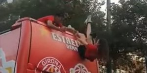 Παραλίγο πτώση της φωτογράφου της Χιρόνα στην Ισπανία