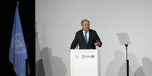 Ο Γ.Γ. του ΟΗΕ Αντόνιο Γκουτέρες βγάζει λόγο