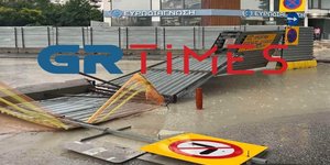Ζημιές στη Θεσσαλονίκη από την ξαφνική κακοκαιρία