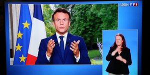 Ο Μακρόν στο διάγγελμά του