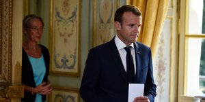 Ο Εμανουέλ Μακρόν 