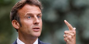 Ο Μακρόν σε συνέντευξη Τύπου, στο Κίεβο