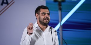 Ο Παύλος Μαρινάκης στο 13ο συνέδριο της ΟΝΝΕΔ