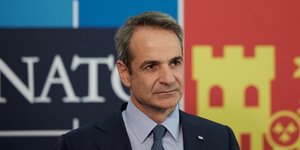 Ο Κυριάκος Μητσοτάκης σε Σύνοδο του ΝΑΤΟ