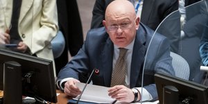 Ο πρεσβευτής της Ρωσίας στον ΟΗΕ, Βασίλι Νεμπένζια