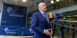 Νίκος Δένδιας Συμβούλιο υπουργών Εξωτερικών ΕΕ