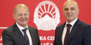 Όλαφ Σολτς και Ντιμίταρ Κοβάτσεφσκι