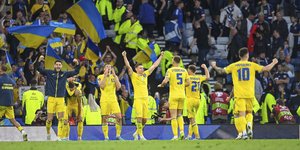 Η εθνική ομάδα της Ουκρανίας κόντρα στη Σκωτία