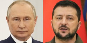 Βλαντίμιρ Πούτιν και Βολοντίμιρ Ζελένσκι
