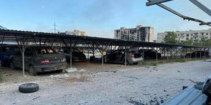 Κατεστραμμένα αυτοκίνητα στο Σεβεροντονέτσκ