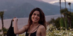 H Tόνια Σωτηροπούλου με φόρεμα από τα H&M