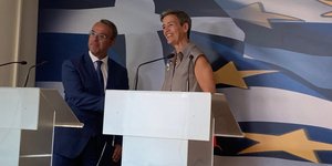 Χρήστος Σταϊκούρας Μαργκρέτε Βεστάγκερ