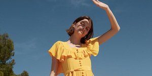 Κίτρινο φόρεμα