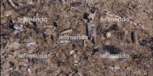 Οι πρώτες εικόνες που κατέγραψε το drone στο σημείο συντριβής του Antonov