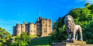 Το κάστρο Alnwick στο Northumberland πρωταγωνίστησε ως η σχολή μαγείας Hogwarts σε ταινίες του Χάρι Πότερ