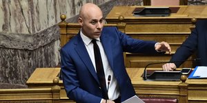 Ο υφυπουργός Περιβάλλοντος και Ενέργειας Γιώργος Αμυράς