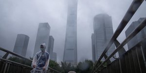 Άνδρας με μάσκα στην Κίνα 