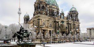 Γερμανία Βερολίνο χιόνι χειμώνας