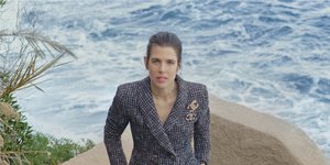 η Σαρλότ Κασιράγκι σε καμπάνια της Chanel