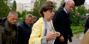 Η ΥΠΕΞ της Γαλλίας στην Μπούτσα της Ουκρανίας