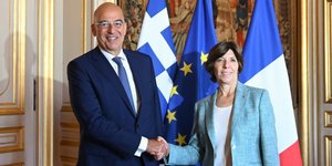 Νίκος Δένδιας και Κατρίν Κολονά στο Παρίσι