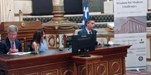 Ο υφυπουργός Ανάπτυξης και Επενδύσεων, Χρίστος Δίμας