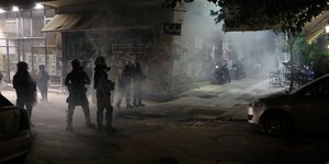 Αστυνομικές δυνάμεις στα Εξάρχεια