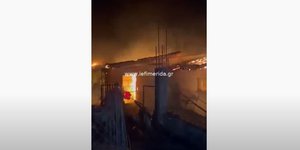 Σπίτι στην Ανθούσα παραδόθηκε στις φλόγες