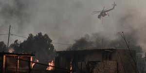 Φωτιά στην Πεντέλη Παλλήνη διαρροή φυσικό αέριο