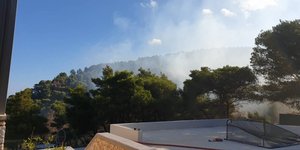 Φωτιά στη Λευκάδα/Φωτογραφία: lefkadatoday