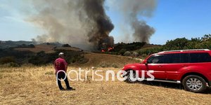 Φωτιά τώρα στην Αγνάντα Ηλείας