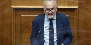 Ο βουλευτής του ΠΑΣΟΚ-ΚΙΝΑΛ, Γιώργος Φραγγίδης, στη συζήτηση για το νομοσχέδιο του υπ. Υγείας 