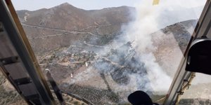 Πυρκαγιά στα Δημαρίστικα Νοτιοανατολικής Μάνης