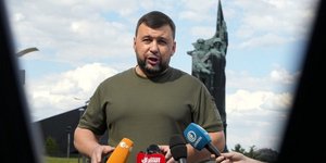 Ο Denis Pushilin, ηγέτης της αυτοανακηρυσσόμενης «Λαϊκής Δημοκρατίας του Ντονέτσκ»