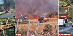 Καύσωνας στη Μεγάλη Βρετανία