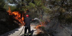 Φωτιά στη Λέσβο