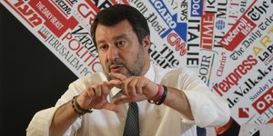 O ηγέτης της ακροδεξιάς Λέγκα, Ματέο Σαλβίνι