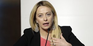 Η Τζόρτζια Μελόνι, αρχηγός των Αδελφών της Ιταλίας