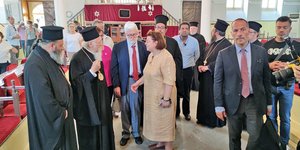 Από τη συνάντηση του Οικουμενικού Πατριάρχη με την υπουργό Πολιτισμού, στα Ιωάννινα