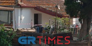 Το σπίτι όπου σημειώθηκε η μητροκτονία στη Θεσσαλονίκη