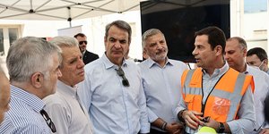 Ο Κυριάκος Μητσοτάκης στην Ανατολική Αττική