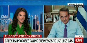 Ο Κυριάκος Μητσοτάκης στη συνέντευξή του στο CNN