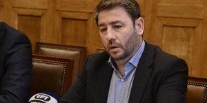 Ο πρόεδρος του ΠΑΣΟΚ-ΚΙΝΑΛ Νίκος Ανδρουλάκης