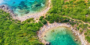 Η Παραλία Πόρτο Τιμόνι στην Κέρκυρα