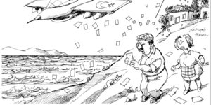 Tο σκίτσο του Ανδρέα Πετρουλάκη