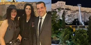Ο Θάνος Πλεύρης δίπλα στον Άλις Κούπερ