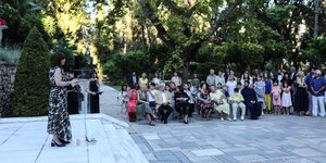 Η ΠτΔ Κατερίνα Σακελλαροπούλου στην εκδήλωση για τους Ουκρανούς πρόσφυγες