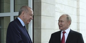 Ρετζέπ Ταγίπ Ερντογάν και Βλάντιμιρ Πούτιν