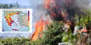 Πολύ υψηλός κίνδυνο πυρκαγιάς το Σάββατο 16 Ιουλίου 2022 για 5 περιφέρειες 