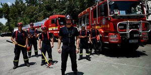 Οι Ρουμάνοι πυροσβέστες που ήρθαν στην Ελλάδα